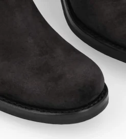 Best Botte biker à boucle - Biker 7 - Cuir velours - Bottes|Bottes