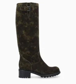 Best Botte biker à boucle - Biker 40 - Cuir velours - Bottes|Bikers