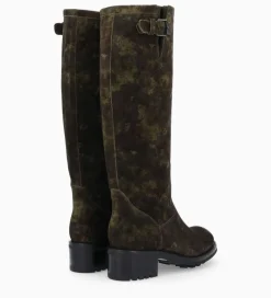 Best Botte biker à boucle - Biker 40 - Cuir velours - Bottes|Bikers