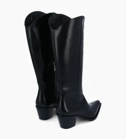 Sale Botte western à talon - Ruby 50 - Cuir de veau lisse brillant - Bottes|Bottes