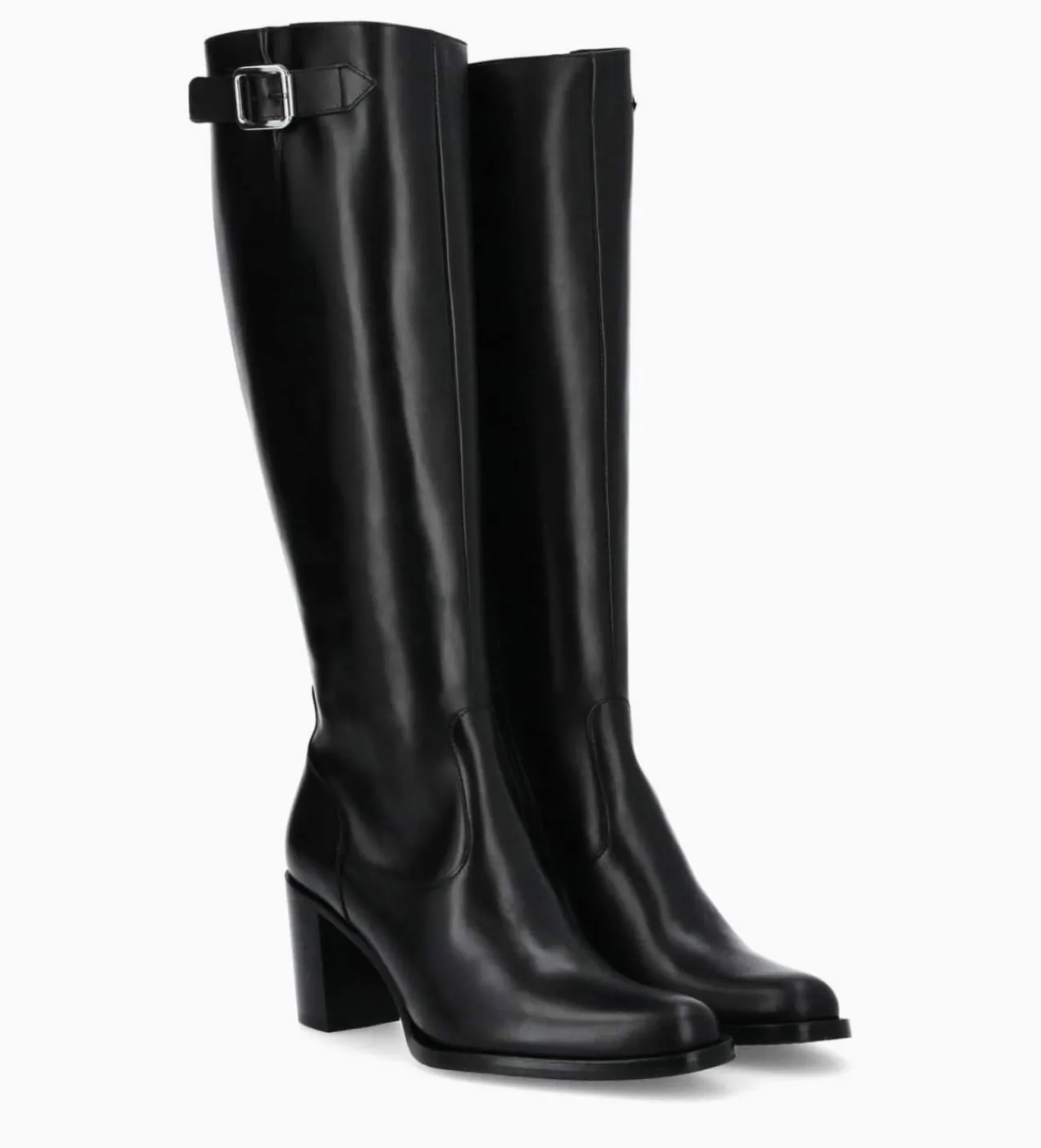 Discount Botte zippée à talon - Legend 70 - Cuir de veau lisse brillant - Bottes