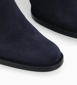 Sale Bottine à talon à zip - Legend 70 - Cuir velours - Boots - Bottines|Boots - Bottines