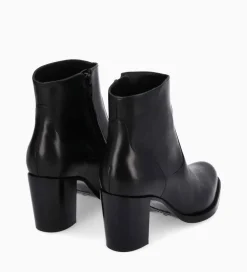 Bottine à talon à zip - Legend 70 - Cuir lisse brillant - Boots - Bottines