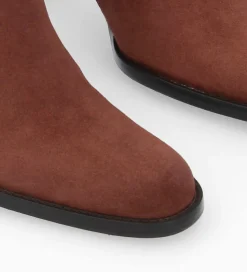 Online Bottine à talon à zip - Legend 70 - Cuir velours - Boots - Bottines|Boots - Bottines