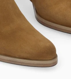 Sale Bottine à talon à zip - Paddy 70 - Cuir velours - Boots - Bottines|Boots - Bottines