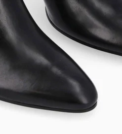 Best Bottine à talon aiguille zippée - Stella 65 - Cuir de veau lisse brillant - Boots - Bottines|Boots - Bottines