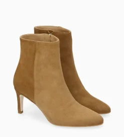 New Bottine à talon aiguille zippée - Stella 65 - Cuir velours - Boots - Bottines|Boots - Bottines