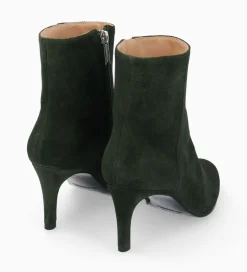 Best Bottine à talon aiguille zippée - Stella 65 - Cuir velours - Boots - Bottines|Boots - Bottines