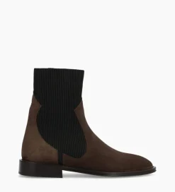 Bottine chelsea - Harri 25 - Cuir velours - Marron foncé Boots - Bottines|Boots - Bottines