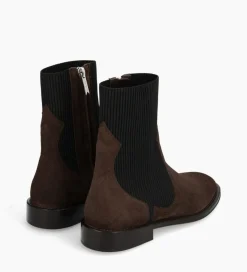 Bottine chelsea - Harri 25 - Cuir velours - Marron foncé Boots - Bottines|Boots - Bottines