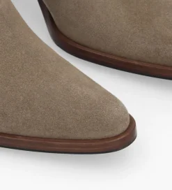 Hot Bottine chelsea à talon - Jane 70 - Cuir velours - Boots - Bottines