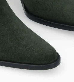 Online Bottine chelsea à talon - Jane 70 - Cuir velours - Boots - Bottines|Boots - Bottines