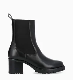 Best Bottine chelsea à talon - Jade 45 - Cuir de veau lisse brillant - Boots - Bottines