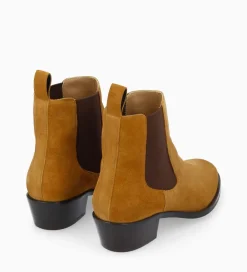 Best Bottine western chelsea - Kim 40 - Cuir velours - Boots - Bottines