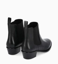 Hot Bottine western chelsea - Kim 40 - Cuir lisse - Boots - Bottines