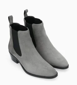 Sale Bottine western chelsea - Kim 40 - Cuir velours - Boots - Bottines