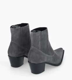 New Bottine western chelsea - Sibelle 50 - Cuir velours - Boots - Bottines|Boots - Bottines