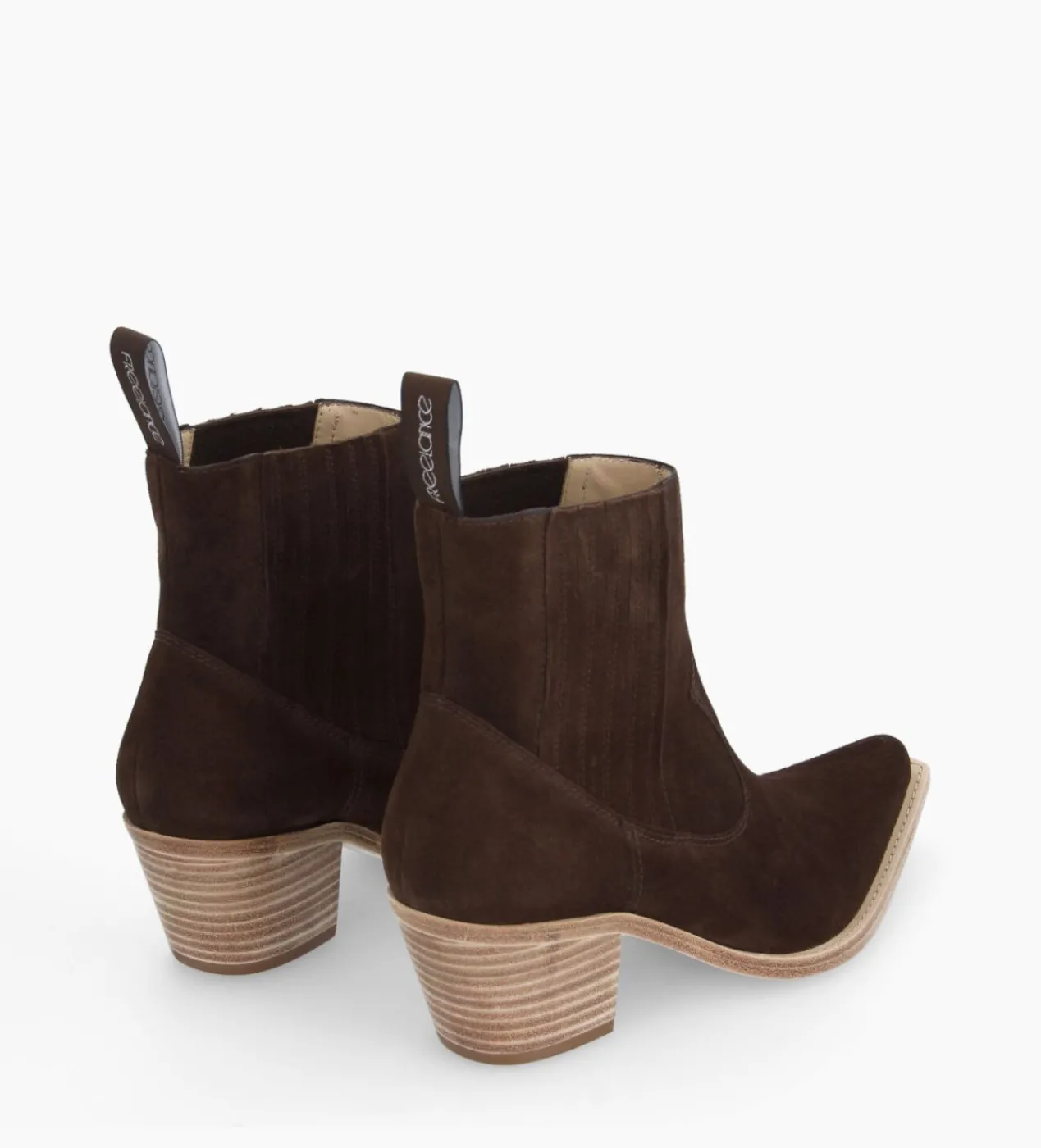 Hot Bottine western chelsea - Sibelle 50 - Cuir velours - Boots - Bottines