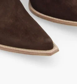 Hot Bottine western chelsea - Sibelle 50 - Cuir velours - Boots - Bottines