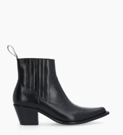 New Bottine western chelsea - Sibelle 50 - Cuir lisse - Boots - Bottines