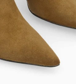 Bottine zippée à talon - Cathleen 65 - Cuir velours - Boots - Bottines|Boots - Bottines