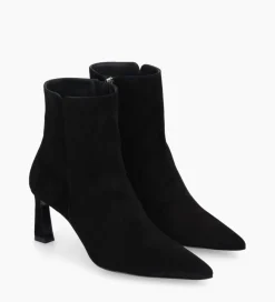 Sale Bottine zippée à talon - Cathleen 65 - Cuir velours - Boots - Bottines|Boots - Bottines