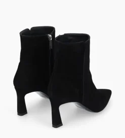 Sale Bottine zippée à talon - Cathleen 65 - Cuir velours - Boots - Bottines|Boots - Bottines