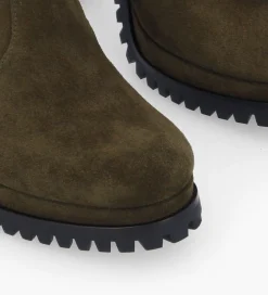 Bottine zippée à talon - Lery 7 - Cuir velours - Boots - Bottines