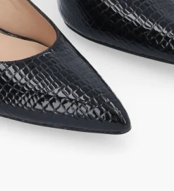 Online Escarpin à bout pointu - Forel 70 - Cuir verni imprimé serpent - Escarpins