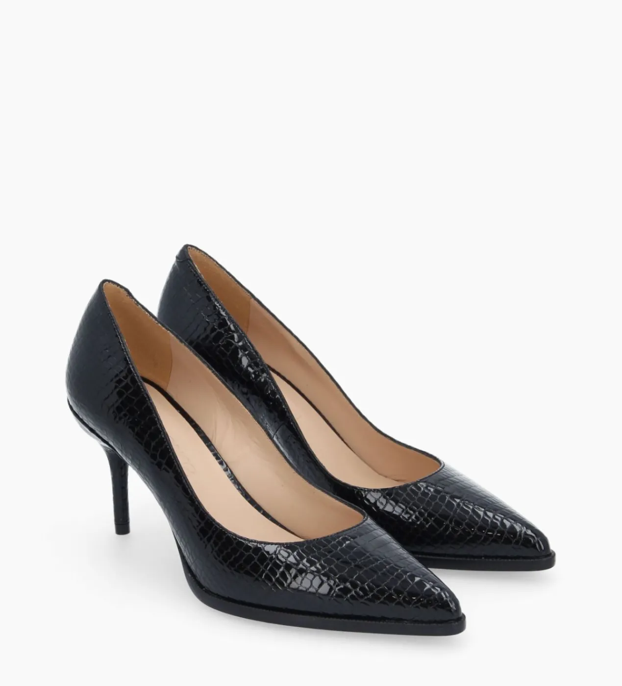 Best Escarpin à bout pointu - Jamie 70 - Cuir verni imprimé serpent - Escarpins