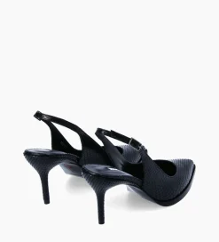 Sale Escarpin à bride arrière - Jamie 70 - Cuir imprimé python - Mocassins - Escarpins|Escarpins