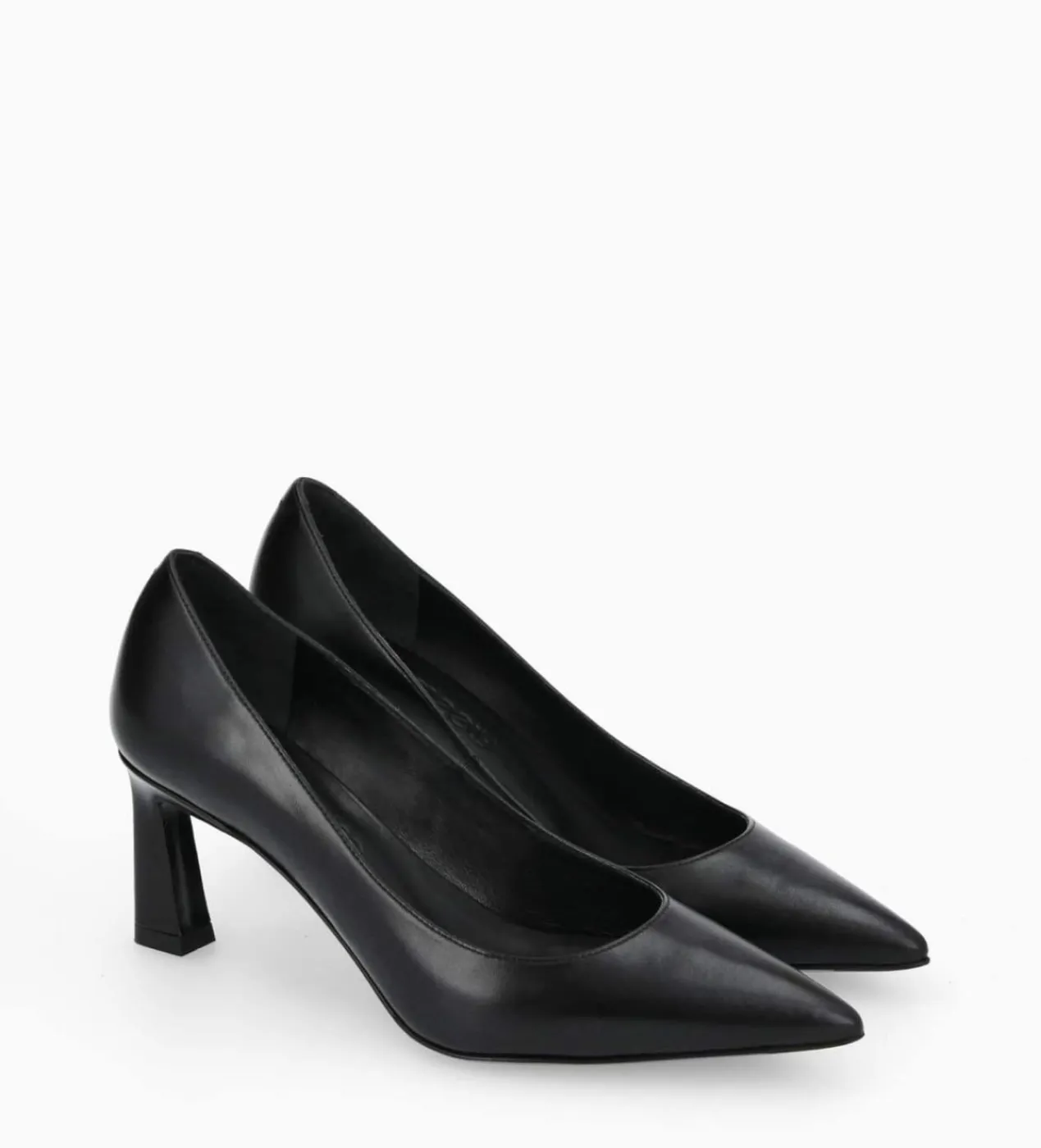 New Escarpin à talon à bout pointu - Iris 65 - Cuir de veau lisse brillant - Escarpins