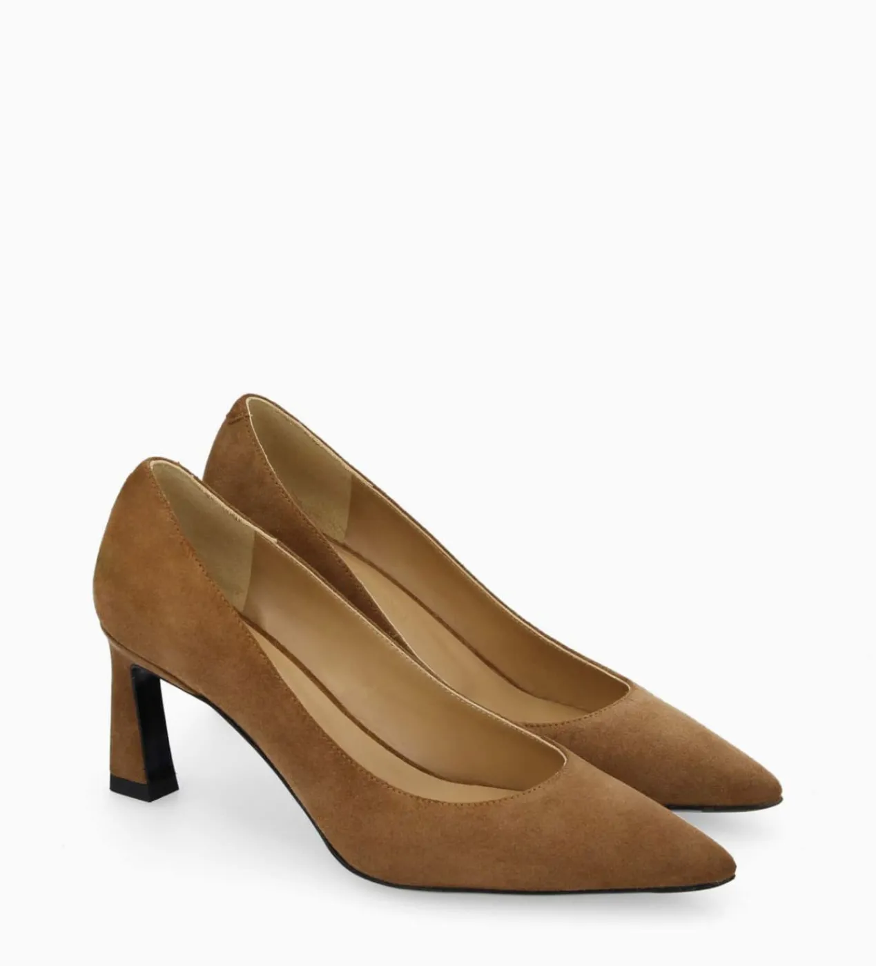 Discount Escarpin à talon à bout pointu - Iris 65 - Cuir velours - Mocassins - Escarpins|Escarpins