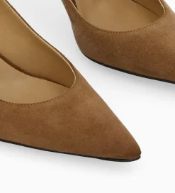 Discount Escarpin à talon à bout pointu - Iris 65 - Cuir velours - Mocassins - Escarpins|Escarpins