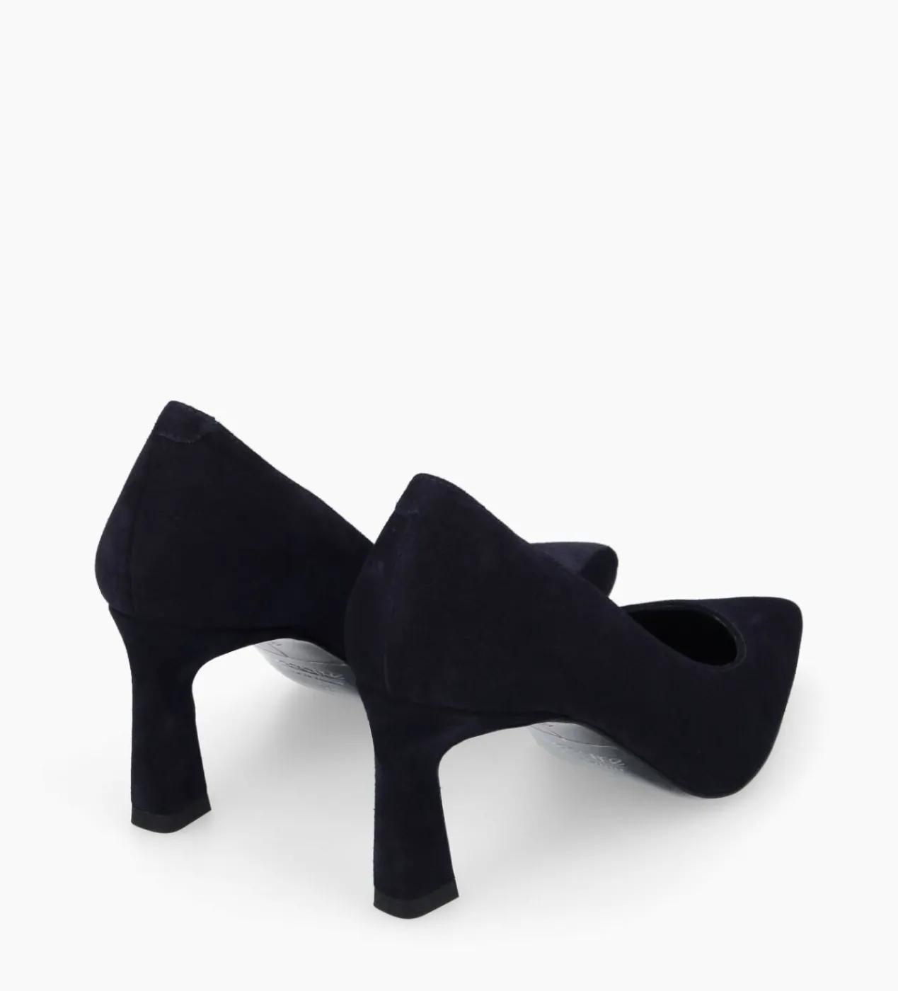 Outlet Escarpin à talon à bout pointu - Iris 65 - Cuir velours - Escarpins