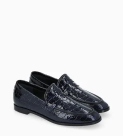 Discount Mocassin - Anaïs - Cuir imprimé crocodile verni - Mocassins - Escarpins|Mocassins